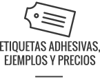 etichette adesive, esempi e prezzi
