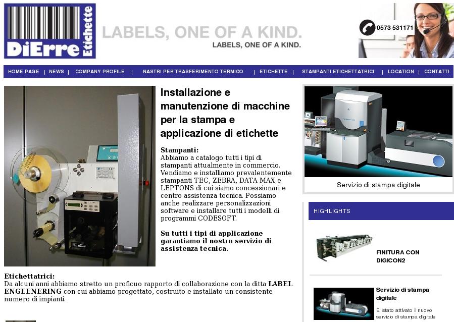 Stampa etichette adesive